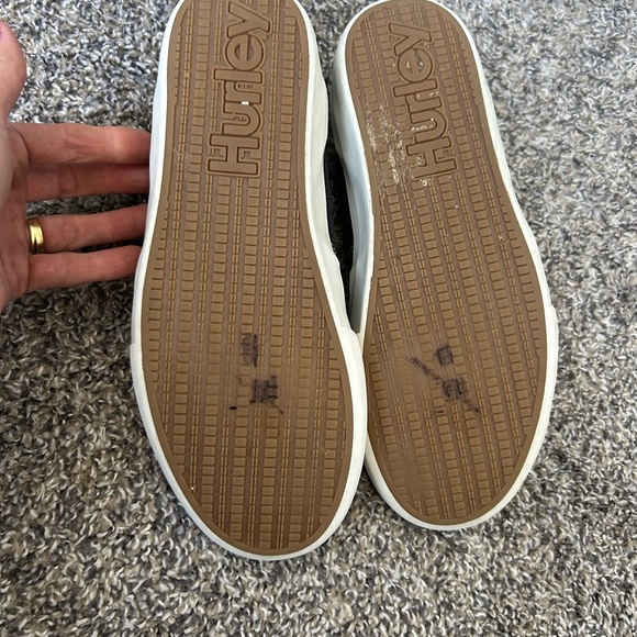 Hurley Men's Black Kayo Lace Canvas Sneakers size 8.5M - Picture 7 of 8